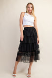 Black Tulle Skirt