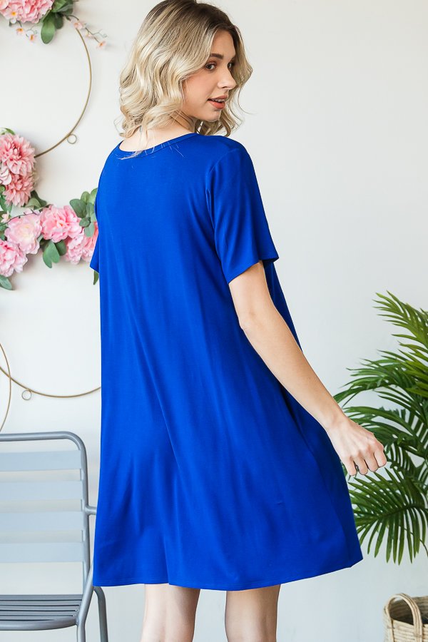Button Midi Dress