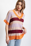 Slouchy Striped Sweater