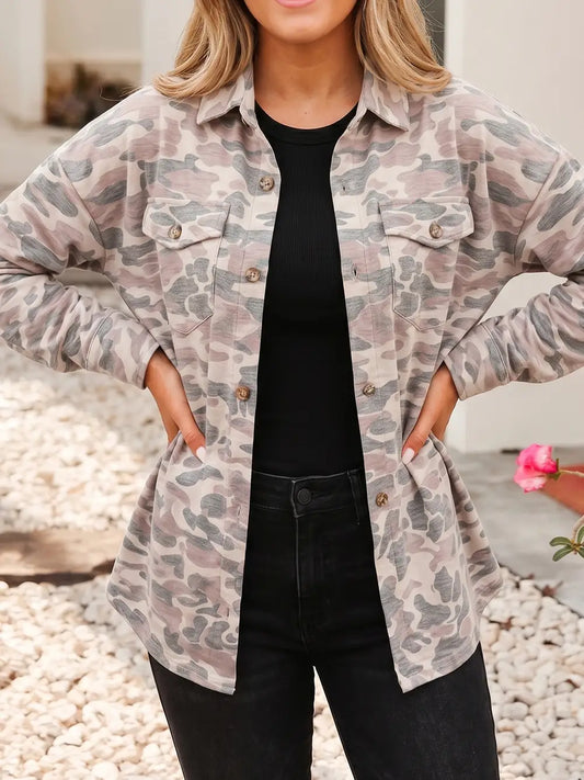 Camo Layering Top