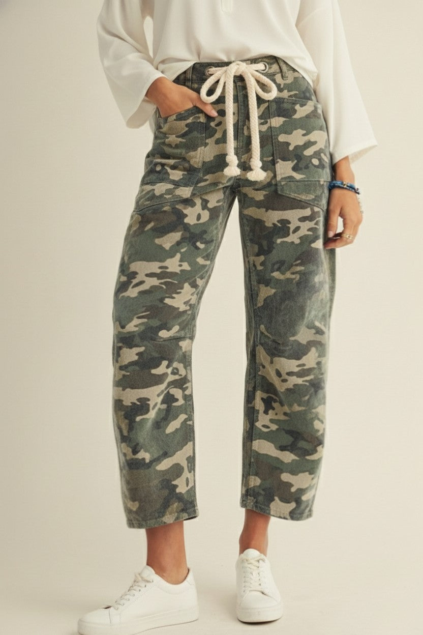 Camo Cargo Rope Pant