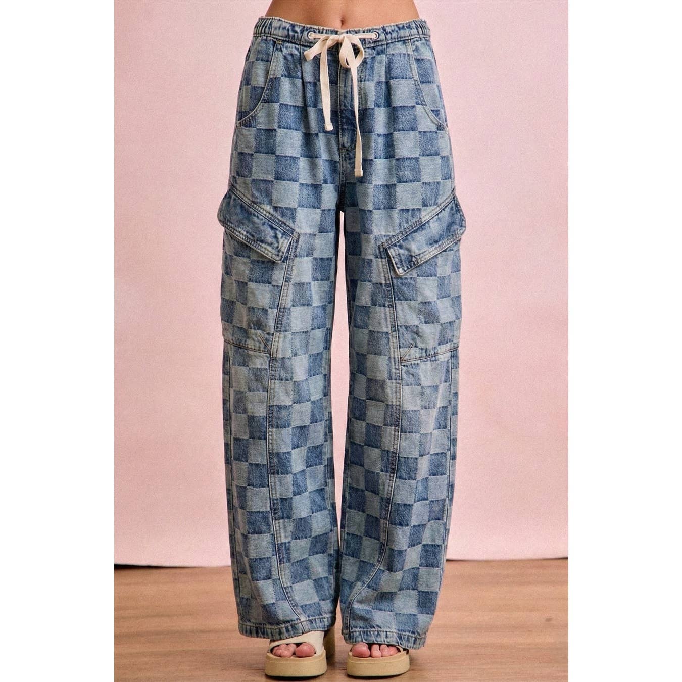 Checker Barrel Pant