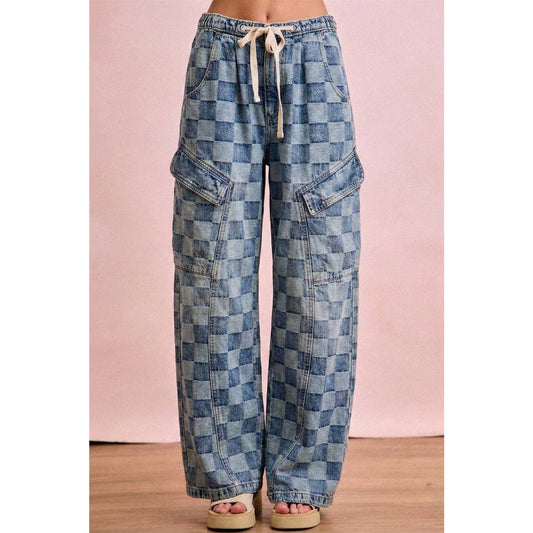 Checker Barrel Pant