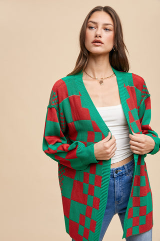 Christmas Checkerboard Sweater