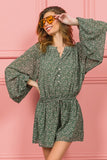 Dusty Green Romper