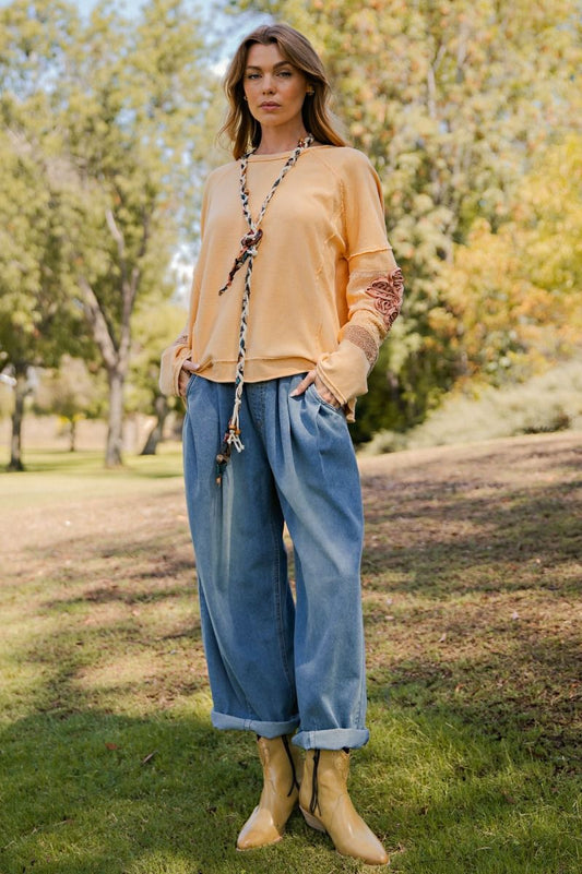 Slouchy Denim Pants