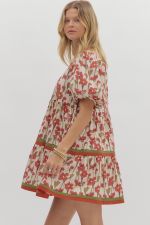 Fall Floral Dress