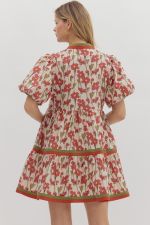 Fall Floral Dress