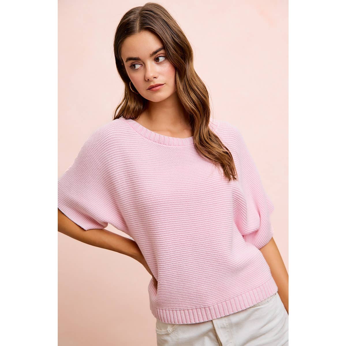 Washed Short Sleeve Top