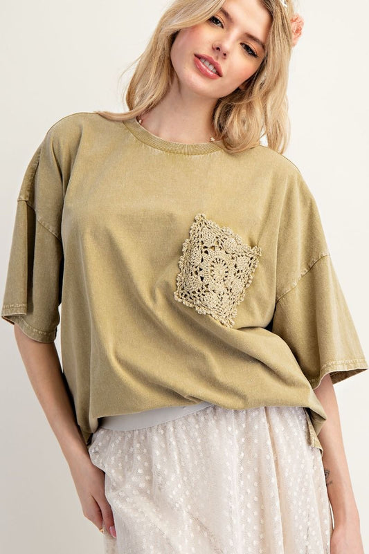 Crochet Pocket Top