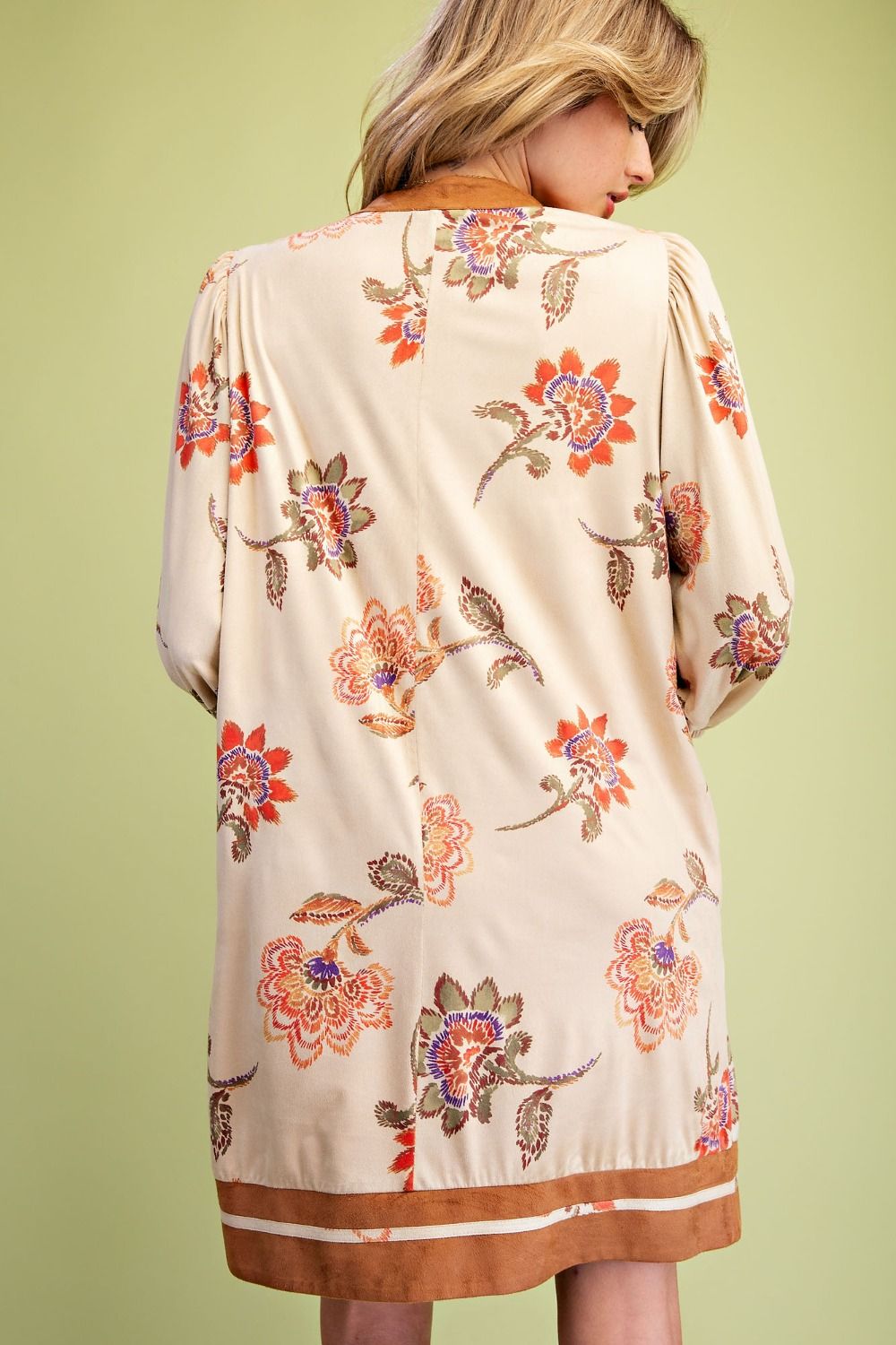 Fall Floral Dress