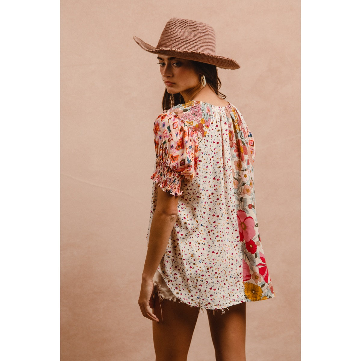 Mixed Floral Top