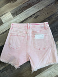 Acid Wash Pink Denim