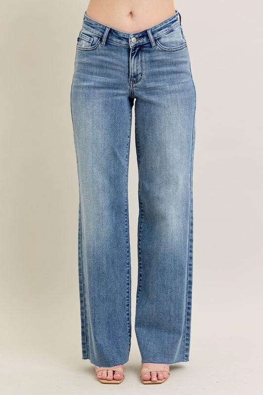 Judy Blue Baggy V Front