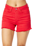 JB Red Denim Shorts