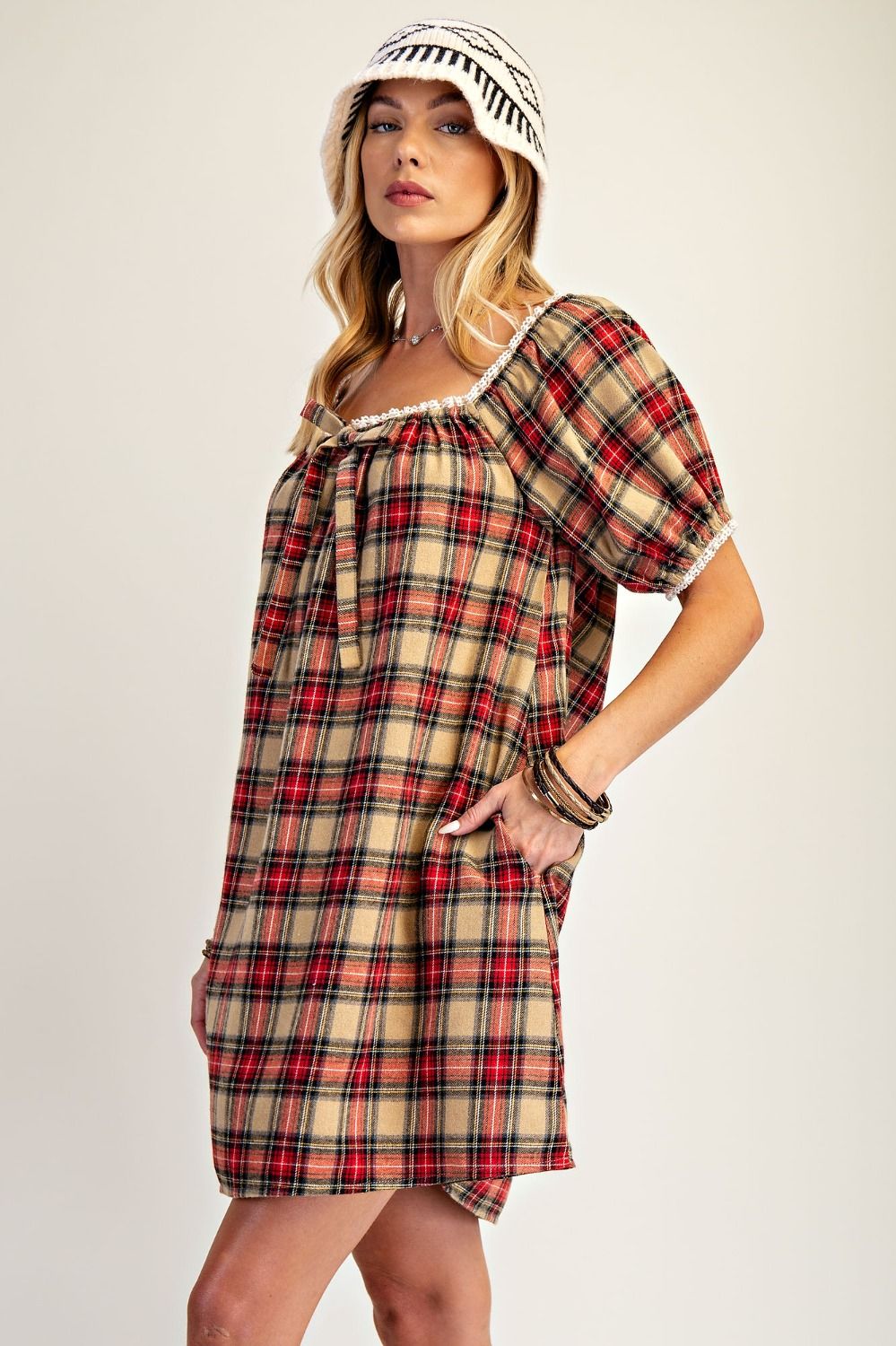 Fall Plaid Dress