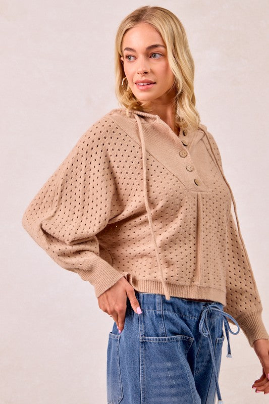 Button Up Hoodie