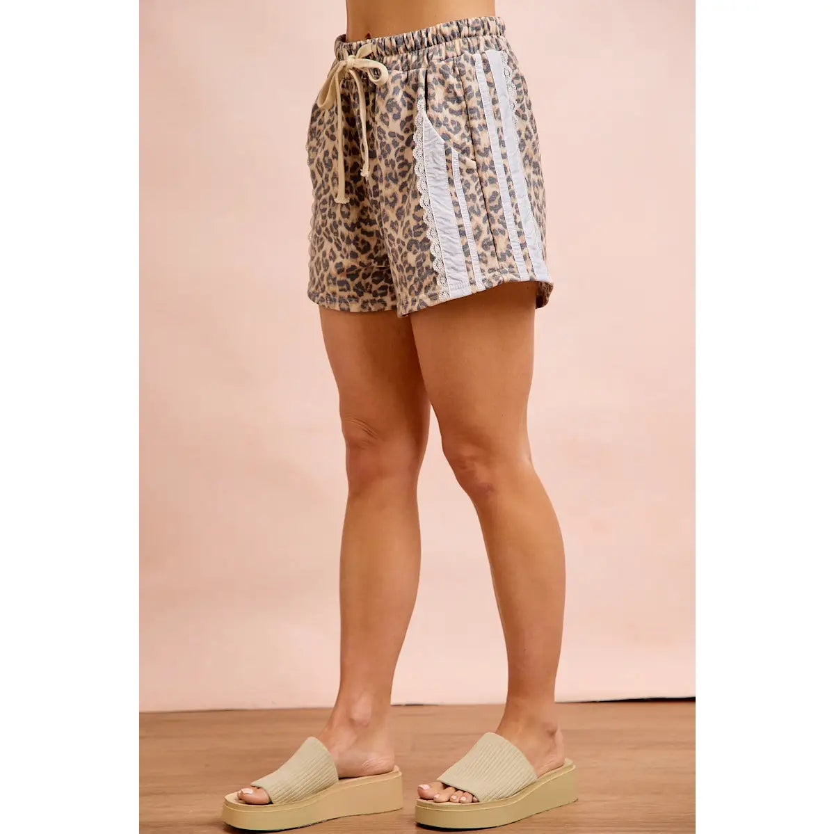 Leopard Striped Shorts