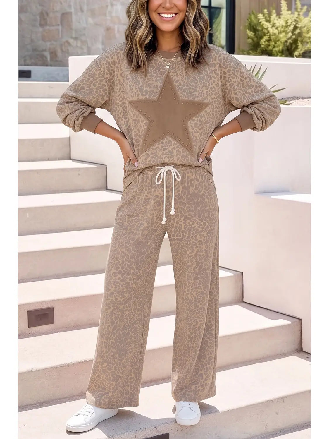 PREORDER Leopard Star Lounge Set