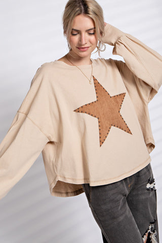 Studded Star Top