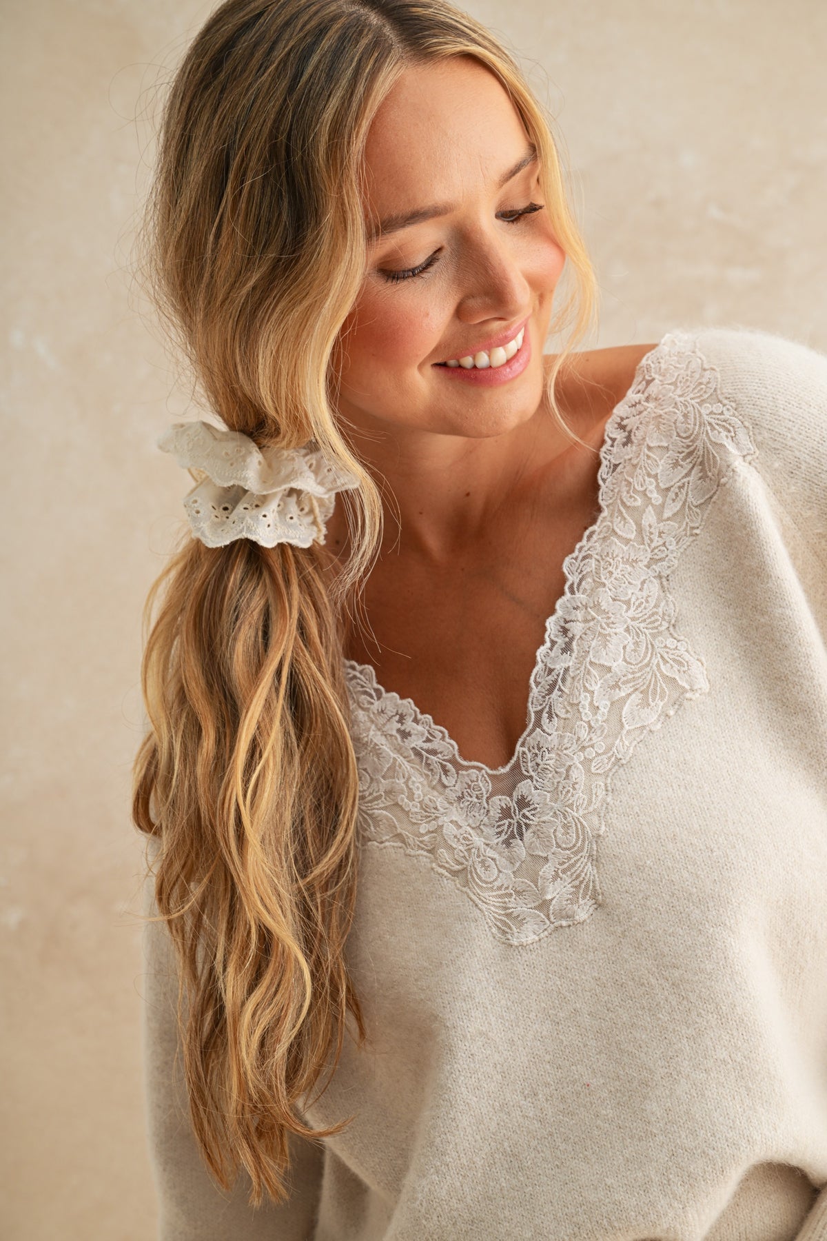 Sweet Romance Lace Sweater