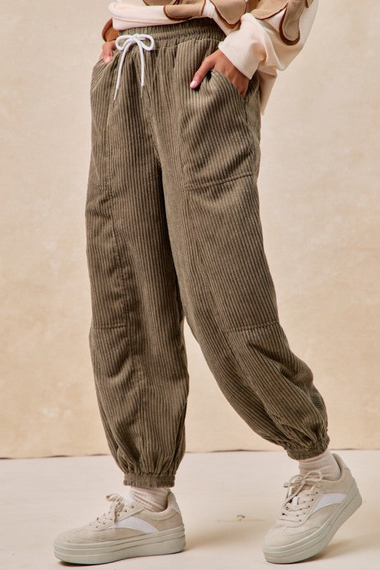 Corduroy Joggers