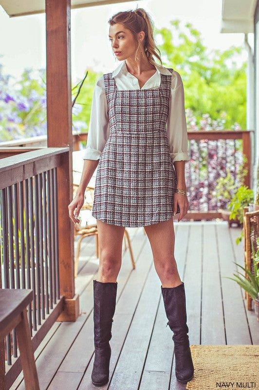 Plaid Skort Dress