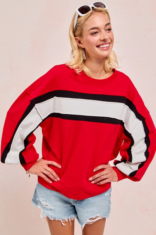 Red & Black Top