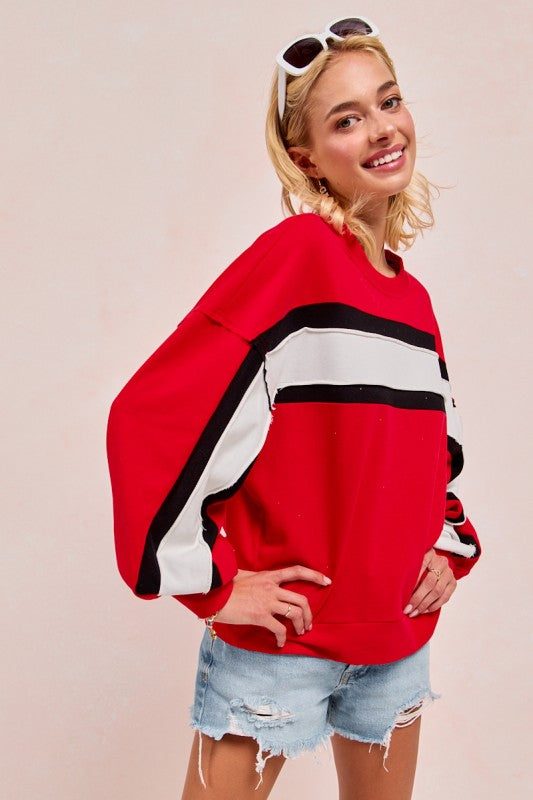 Red & Black Top