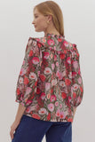 The Ruby Floral top