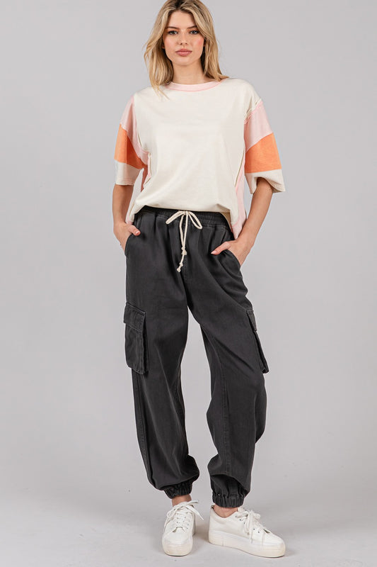 Sage & Fig Cargo Joggers