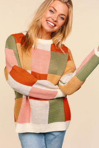 Squared Up Sweater