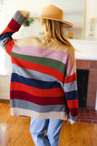 Slouchy Striped Cardi