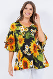 Sunflower & Daisy Top