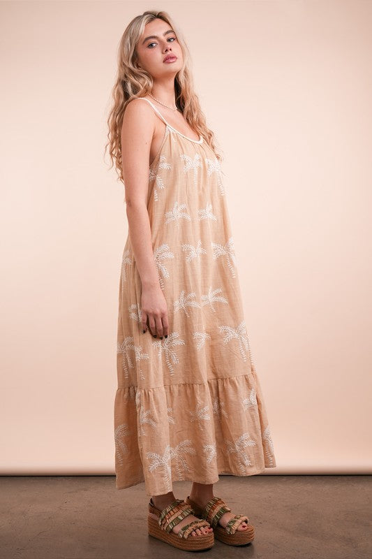 Summer Palm Dress