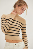 Striped Crop Sweater