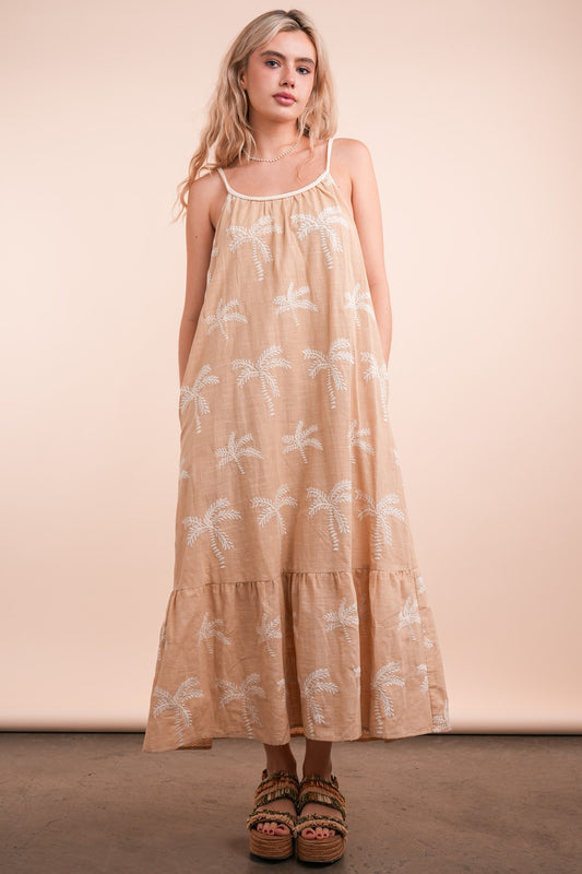 Summer Palm Dress