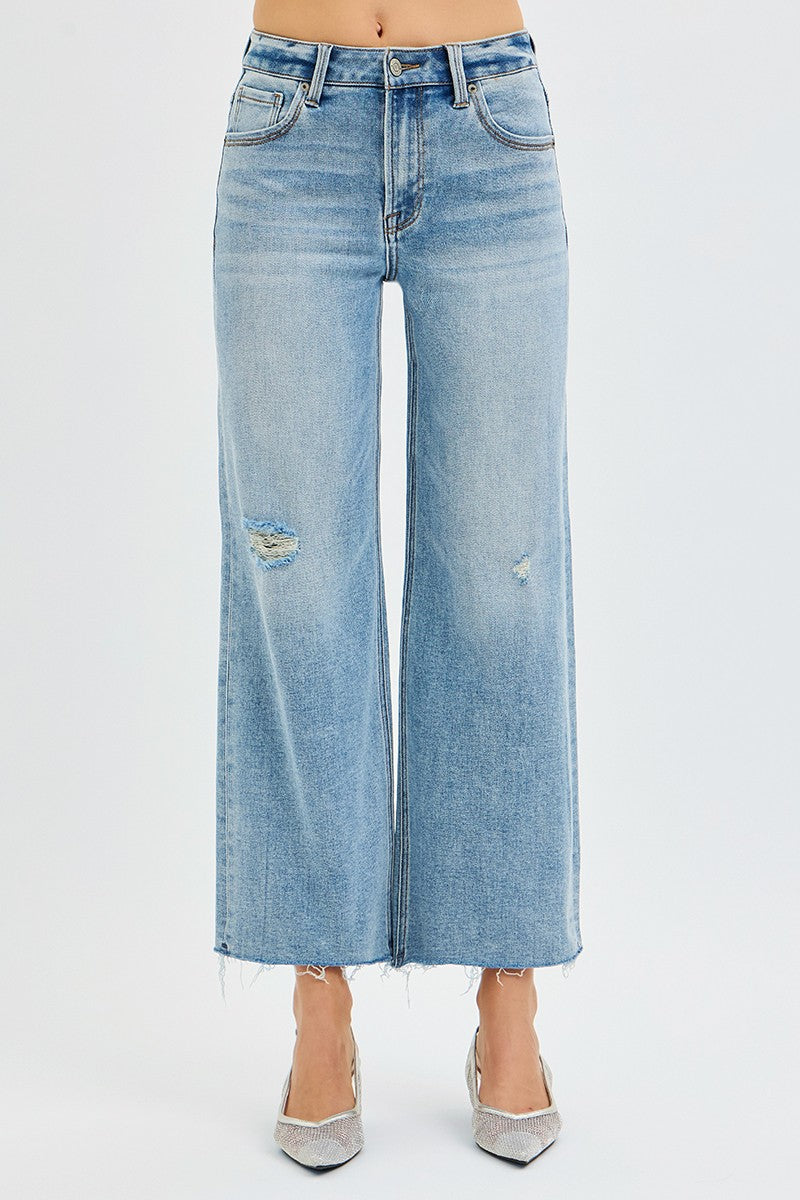 Wide Leg Crop Jeans