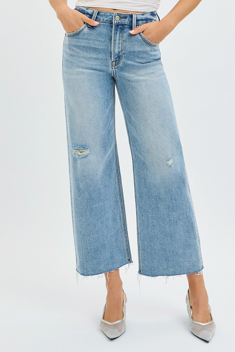 Wide Leg Crop Jeans