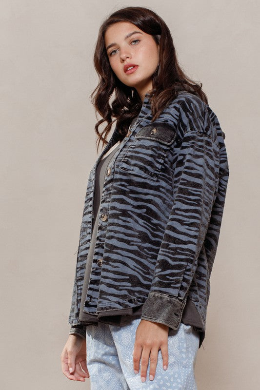 Zebra Print Jacket