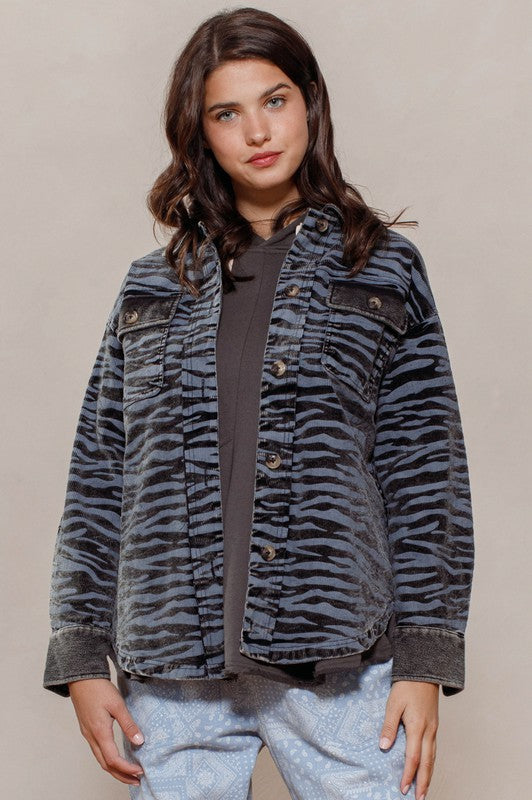 Zebra Print Jacket