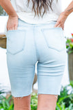 JB Light Wash Bermudas